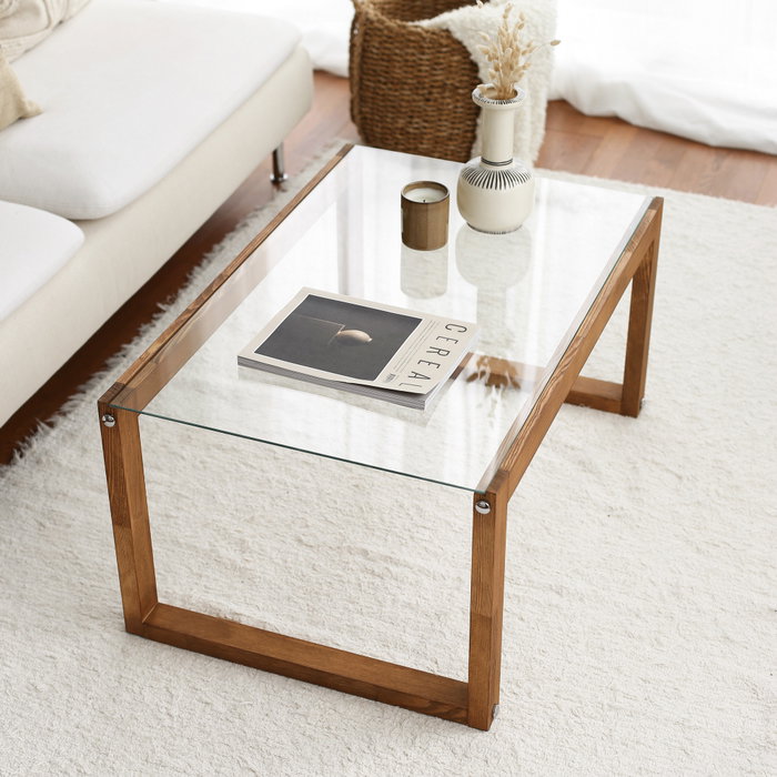 Hanah Home Mesa de centro Via - Wooden